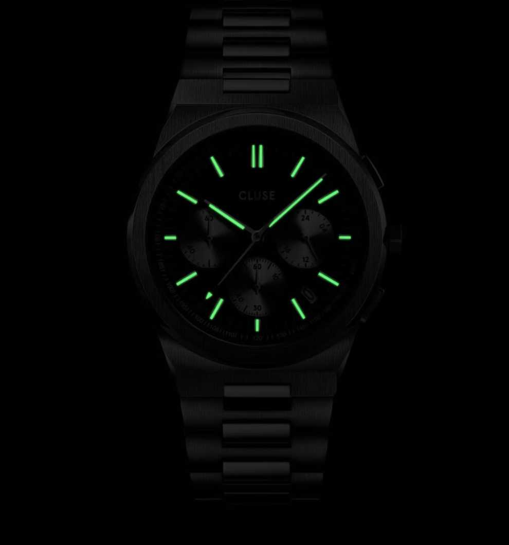 Cluse - Montre Vigoureux Chrono Argenté