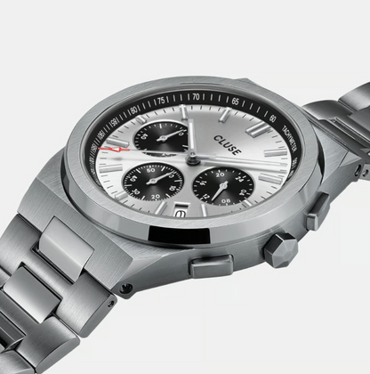 Cluse - Montre Vigoureux Chrono Argenté