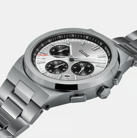 Cluse - Montre Vigoureux Chrono Argenté