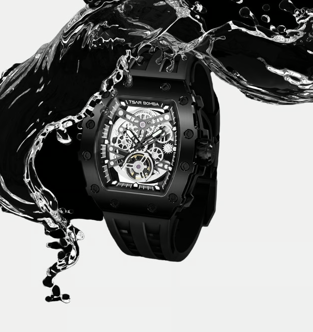 Tsar Bomba - Montre automatique Elemental Argenté