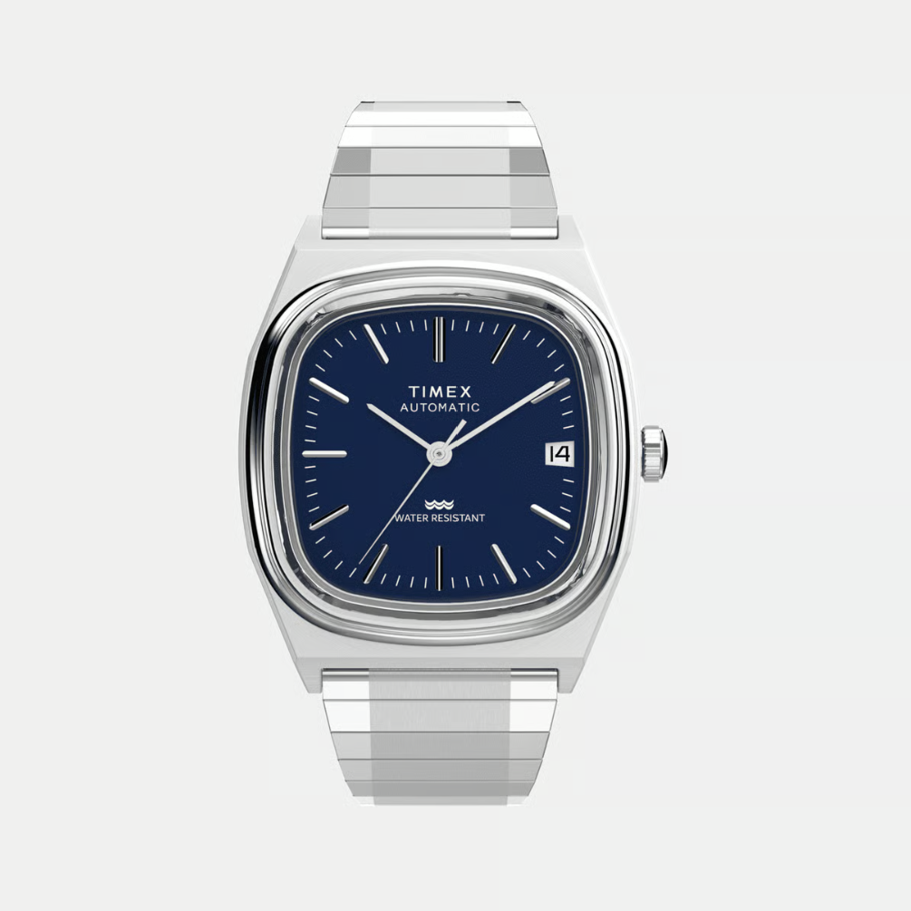 Timex - Montre automatique E line Bleu foncé