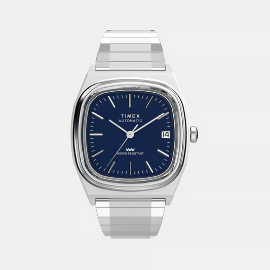 Timex - Montre automatique E line Bleu foncé