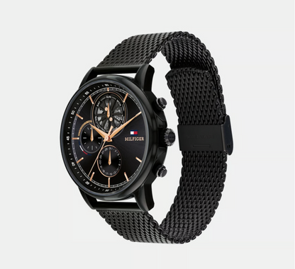 Tommy Hilfiger - Montre Stewart Noir